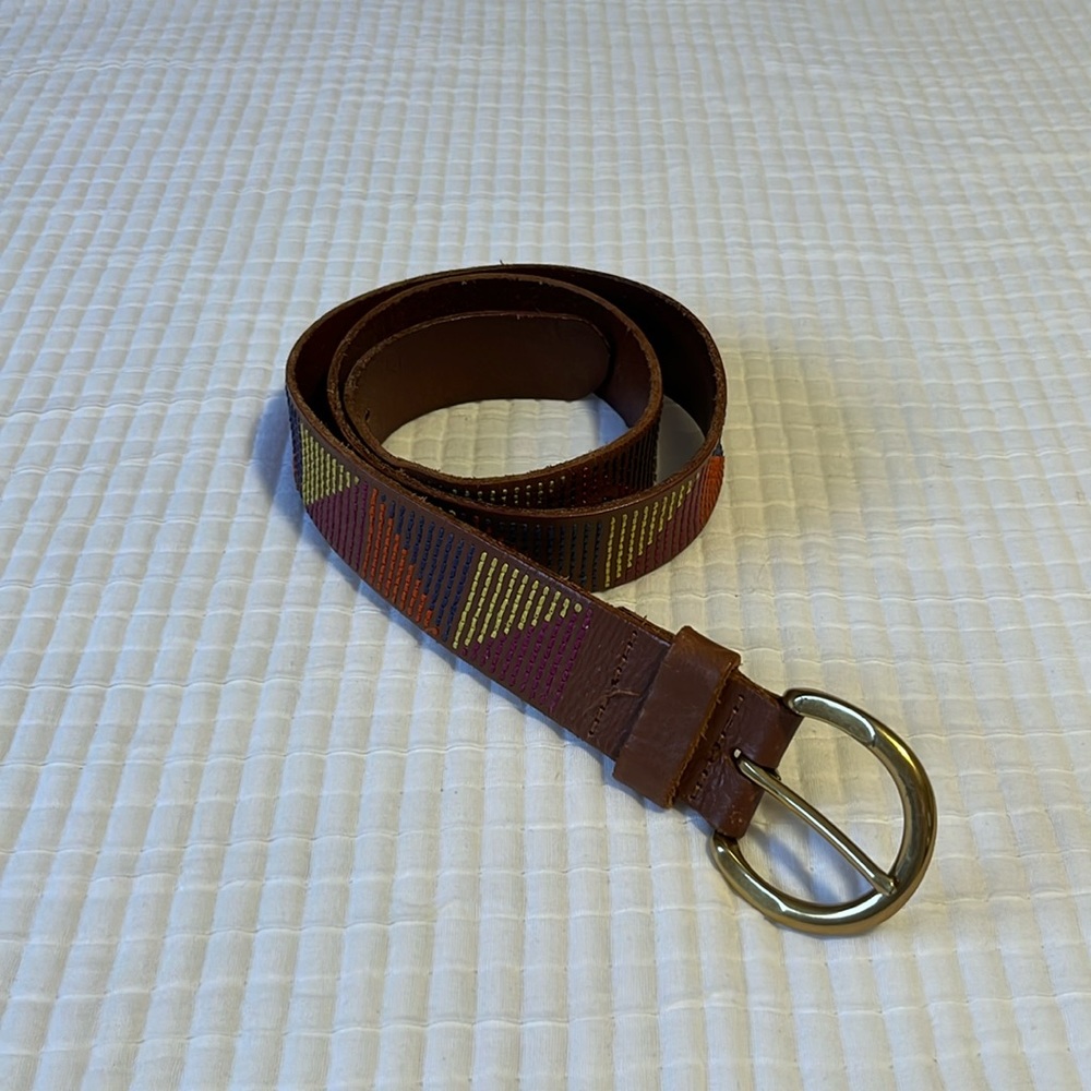 *Fossil Embroidered Belt